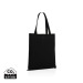 Recycled cotton tote bag 145 gr Impact AWARE, Durable shopping bag promotional
