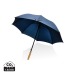 Parapluie 23" en rPET et bambou ouverture auto Impact Aware™, Parapluie durable promotional