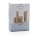 Wooden kubb game, Sustainable outdoor play promotional