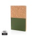 Product thumbnail A5 notebook with kraft and cork cover 3