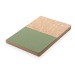 A5 notebook with kraft and cork cover, Cork notebook promotional