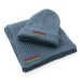 Knitted scarf 180x25cm Impact AWARE Polylana®, Scarf promotional