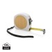 Mètre ruban 5m/19mm en plastique recyclé RCS et bambou FSC®, mètre promotional