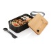 Product thumbnail RCS rPP lunch box with bamboo lid 3