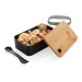 Product thumbnail RCS rPP lunch box with bamboo lid 4