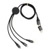 RCS Terra 120cm 6-in-1 recycled aluminium cable, recycled or organic ecological gadget promotional