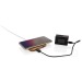 10W wireless charger with USB ports in FSC® bamboo wholesaler
