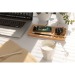 Bamboo desk organizer with 10W FSC® charger wholesaler
