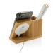 Product thumbnail 10W cordless charger in FSC® Calgary bamboo 3