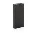 Power bank 20.000mAh et 20W en aluminium recyclé RCS Terra, Batterie de secours ou powerbank promotional