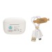 Liberty Pro wireless headphones in RCS recycled plastic, recycled or organic ecological gadgets promotional
