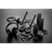 Terra RCS recycled aluminium wireless headphones, recycled or organic ecological gadget promotional