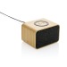 Product thumbnail 5W speaker in RCS recycled plastic and FSC® bamboo 1