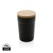 Product thumbnail 300ml mug in GRS recycled PP with FSC® bamboo lid 0