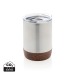 Small coffee mug in cork and recycled steel RCS wholesaler