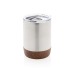 Small coffee mug in cork and recycled steel RCS, Cork Accessory promotional