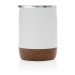 Small coffee mug in cork and recycled steel RCS, Cork accessory promotional