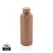 Bouteille isotherme 500ml en acier inoxydable recyclé RCS, gadget écologique recyclé ou bio promotional