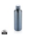 Bouteille isotherme 500ml en acier inoxydable recyclé RCS, gadget écologique recyclé ou bio promotional