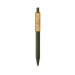 Recycled ABS GRS pen with bamboo clip, Recycled pen promotional