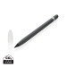 Aluminium inkless pencil with eraser, ecological pencil promotional