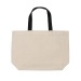 Large tote bag in Aware 240 g/m² non-dyed recycled canvas, shopping bag promotional