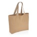 Large tote bag in Aware 240 g/m² non-dyed recycled canvas, shopping bag promotional