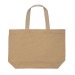 Large tote bag in Aware 240 g/m² non-dyed recycled canvas wholesaler