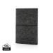 Product thumbnail A5 softcover notebook in GRS-certified recycled felt 0