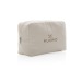 Aware toiletry bag in non-dyed recycled canvas, toiletry kit promotional