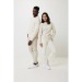 Round-neck sweater in undyed recycled cotton Iqoniq Denali wholesaler