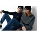 Round-neck sweater in undyed recycled cotton Iqoniq Denali wholesaler