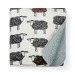 Plaid sherpa en rPET Sheep - Vinga, Couverture ou plaid promotional