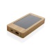 Sunwick 10,000mAh bamboo solar back-up battery wholesaler