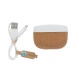 Product thumbnail TWS earphone in RCS recycled plastic and Oregon cork 2