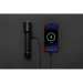 Torche robuste rechargeable par USB en aluminium recyclé RCS, Lampe torche promotional