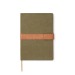 VINGA Carnet de notes en toile recyclée RCS Bosler, carnet recyclé promotional