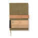 VINGA Carnet de notes en toile recyclée RCS Bosler, carnet recyclé promotional
