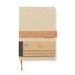 VINGA Carnet de notes en toile recyclée RCS Bosler, carnet recyclé promotional