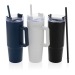 900ml mug with recycled plastic handle RCS wholesaler