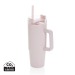 Mug 900ml avec poignée en plastique recyclé RCS , Mug isotherme promotional
