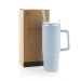 900ml mug with recycled plastic handle RCS wholesaler