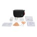 Set premiers secours taille poste en PU nubuck recyclé RCS, kit de survie promotional
