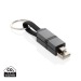 4 in 1 60W fast charging cable in recycled aluminium wholesaler