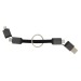 4 in 1 60W fast charging cable in recycled aluminium wholesaler