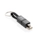 4 in 1 60W fast charging cable in recycled aluminium wholesaler