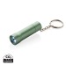 Porte-clés torche en aluminium recyclé RCS Flash, porte-clés lampe promotional