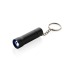 Porte-clés torche en aluminium recyclé RCS Flash, porte-clés lampe promotional