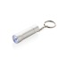 Porte-clés torche en aluminium recyclé RCS Flash, porte-clés lampe promotional