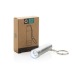 Porte-clés torche en aluminium recyclé RCS Flash, porte-clés lampe promotional
